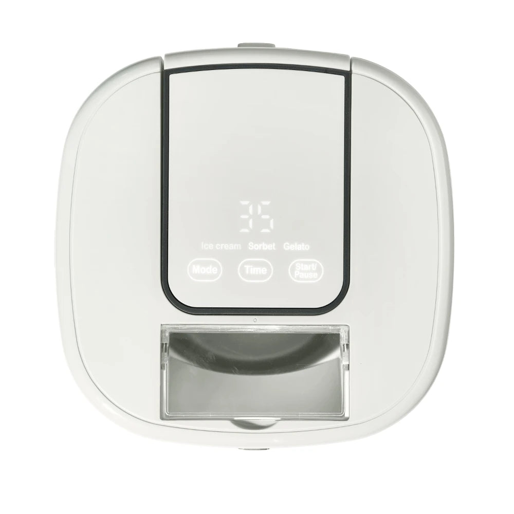 1.5QT Ice Cream Maker with TouchActivated Display, White Icing by Drew Barrymore